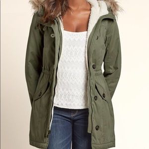 Hollister Sherpa-Lined Parka